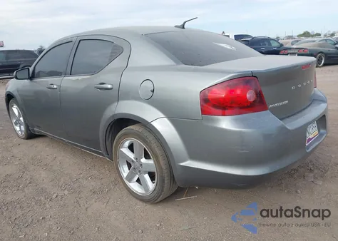 2013 Dodge Avenger Sxt из США, поврежденный, VIN 1C3CDZCB2DN554785